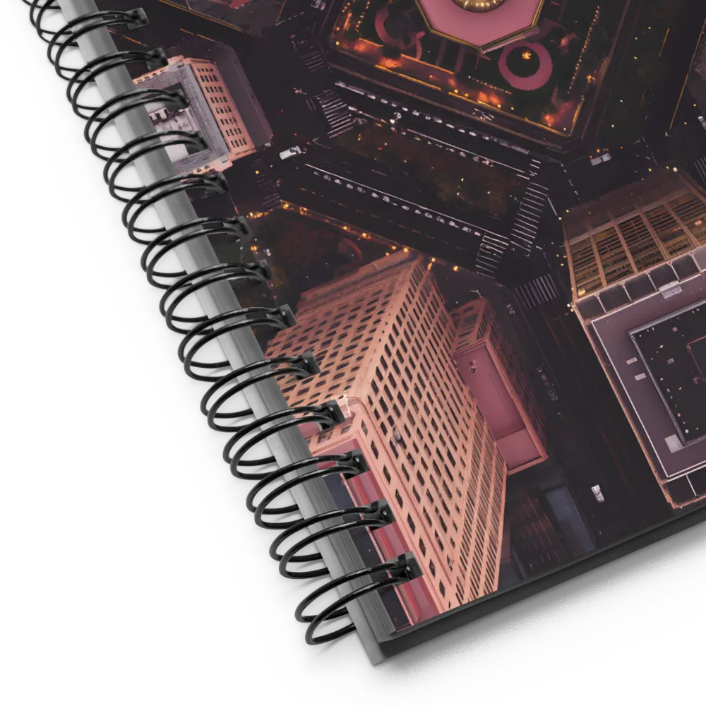 Urban Crossroads from Above 
 Spiral Notebook | 140 pages