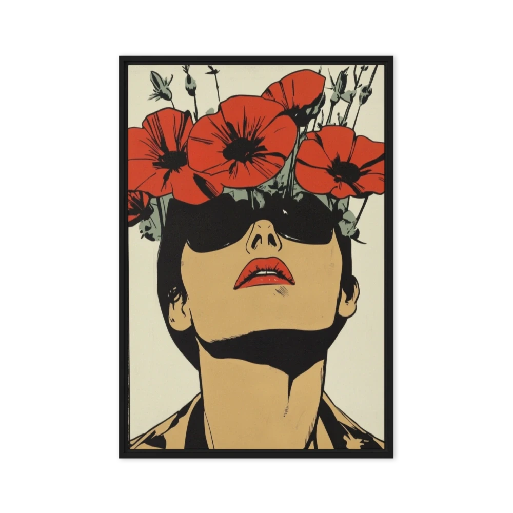 Gaze Amidst Poppies