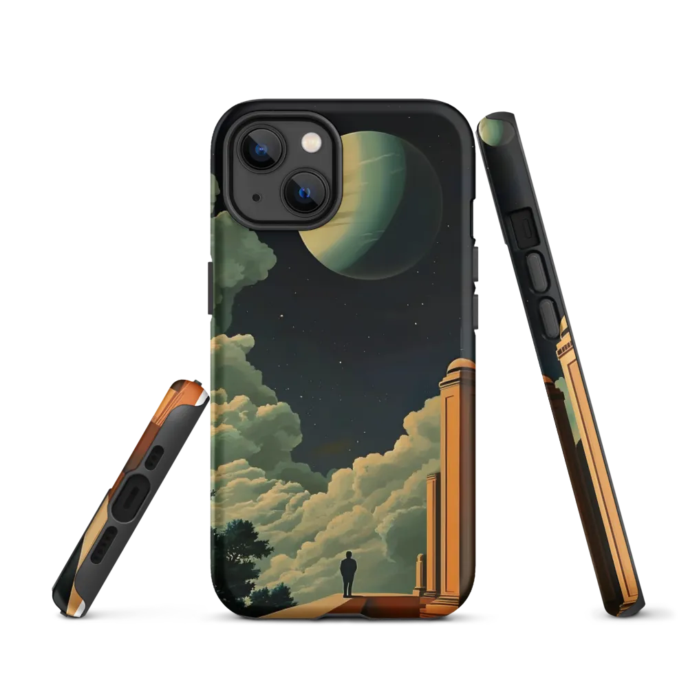 Surreal Landscape with Planets | Phone Case