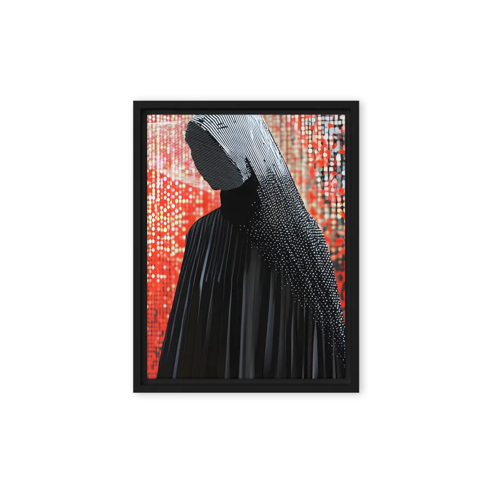 Glitch Fashion Portrait 
 Canvas | 30″x 30″