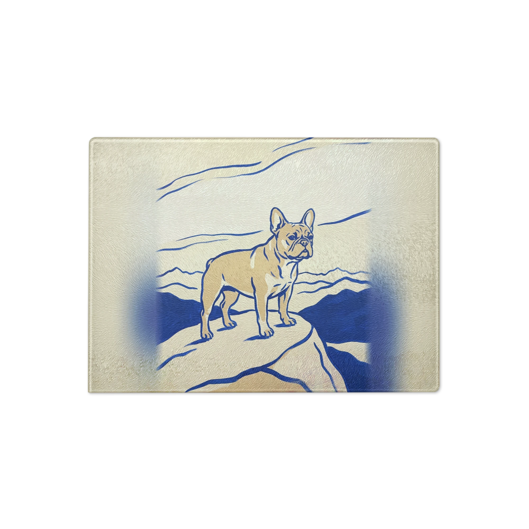 Mountain — Cobalt Line — Cutting Board