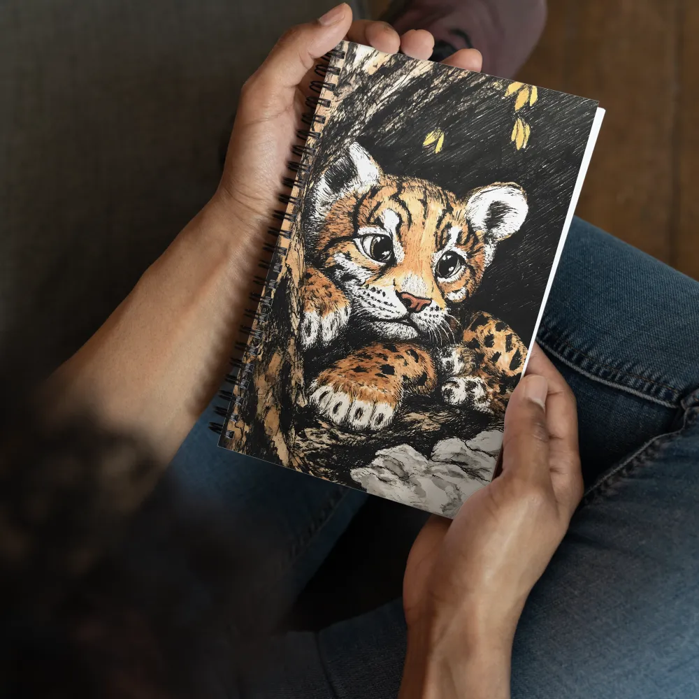 Curious Cub 
 Spiral Notebook | 140 pages
