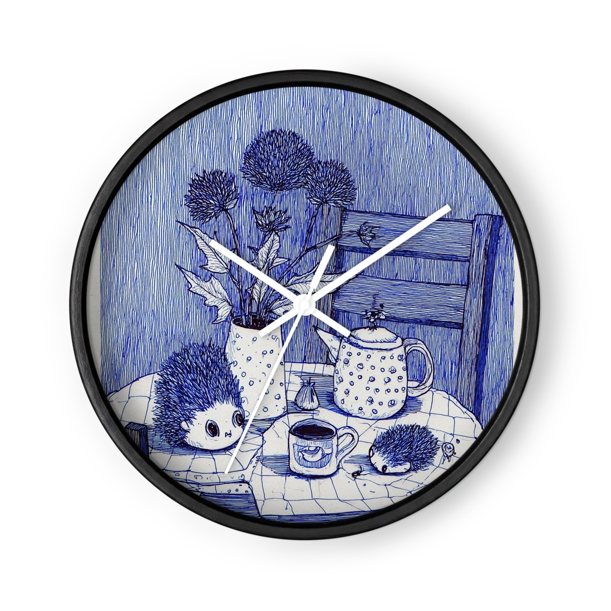 Blue Hedgehog Tea Still Life