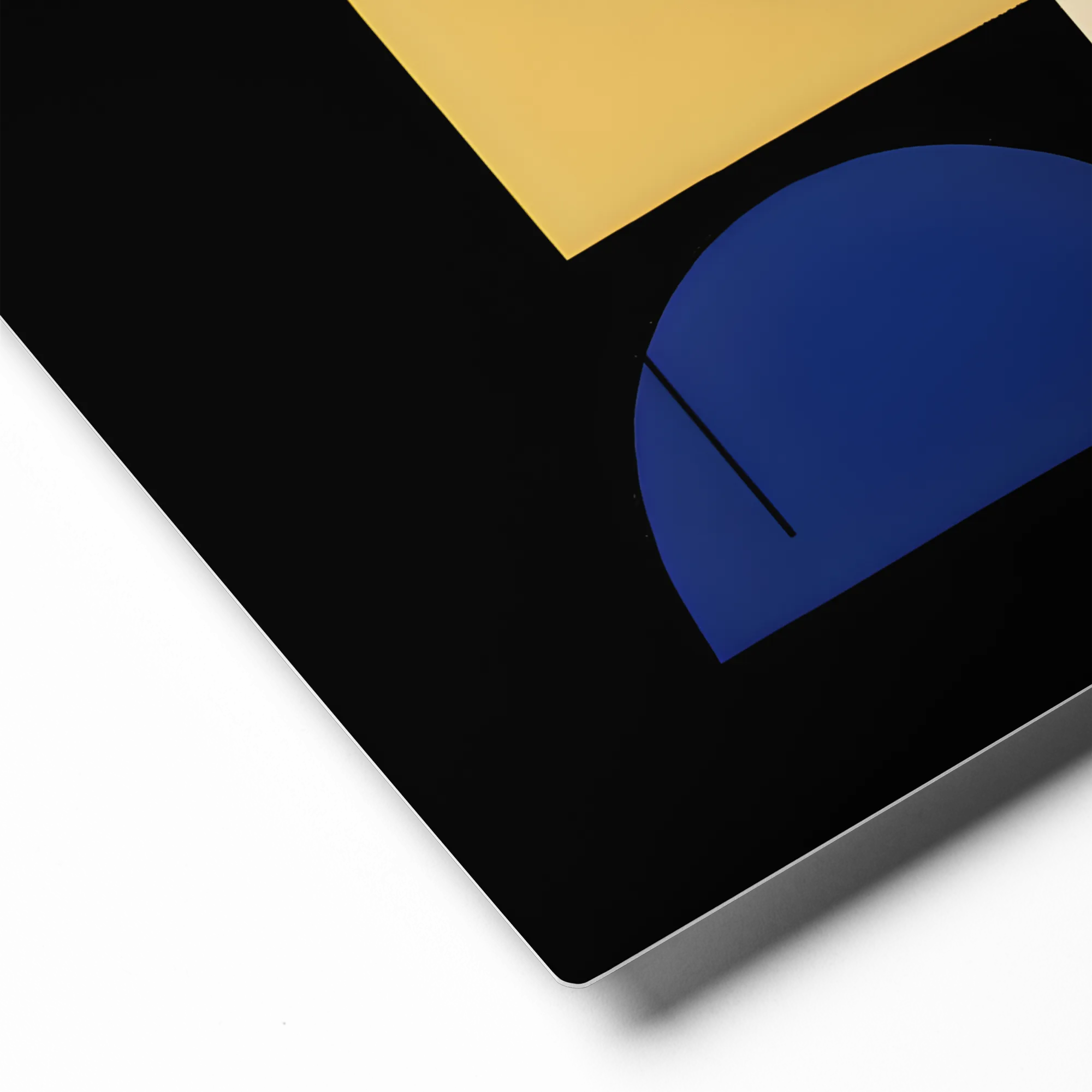 Geometric Profile Abstraction 
 Canvas with Black Frame