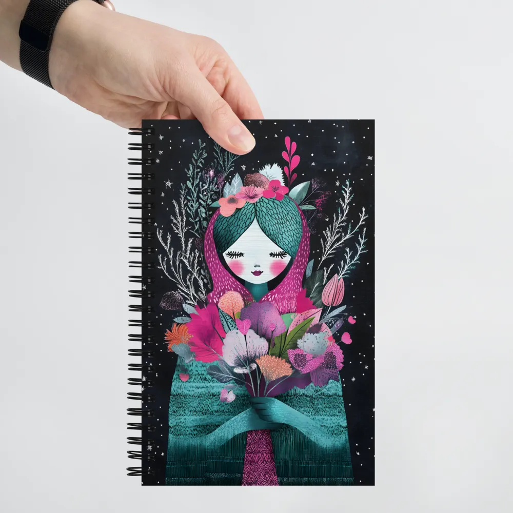 Enchanted Floral Reverie 
 Spiral Notebook | 140 pages