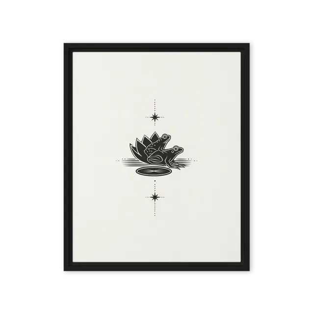 Celestial Frog Pair | Art Print