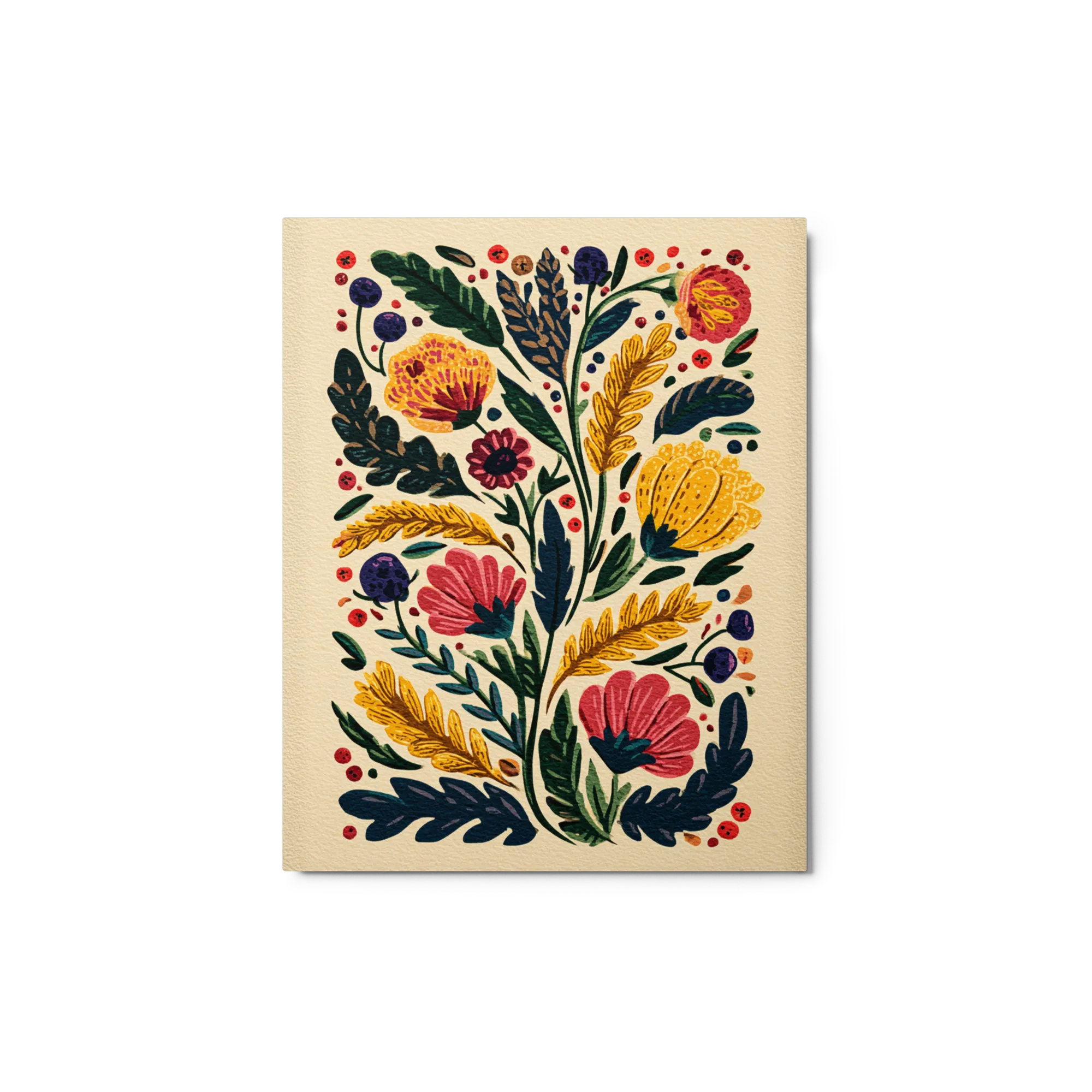Folk Floral Bloom | Art Print