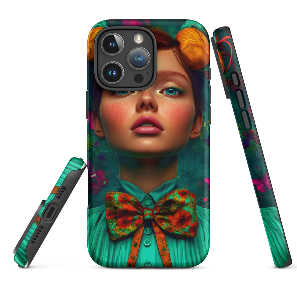 Vibrant Floral Portrait