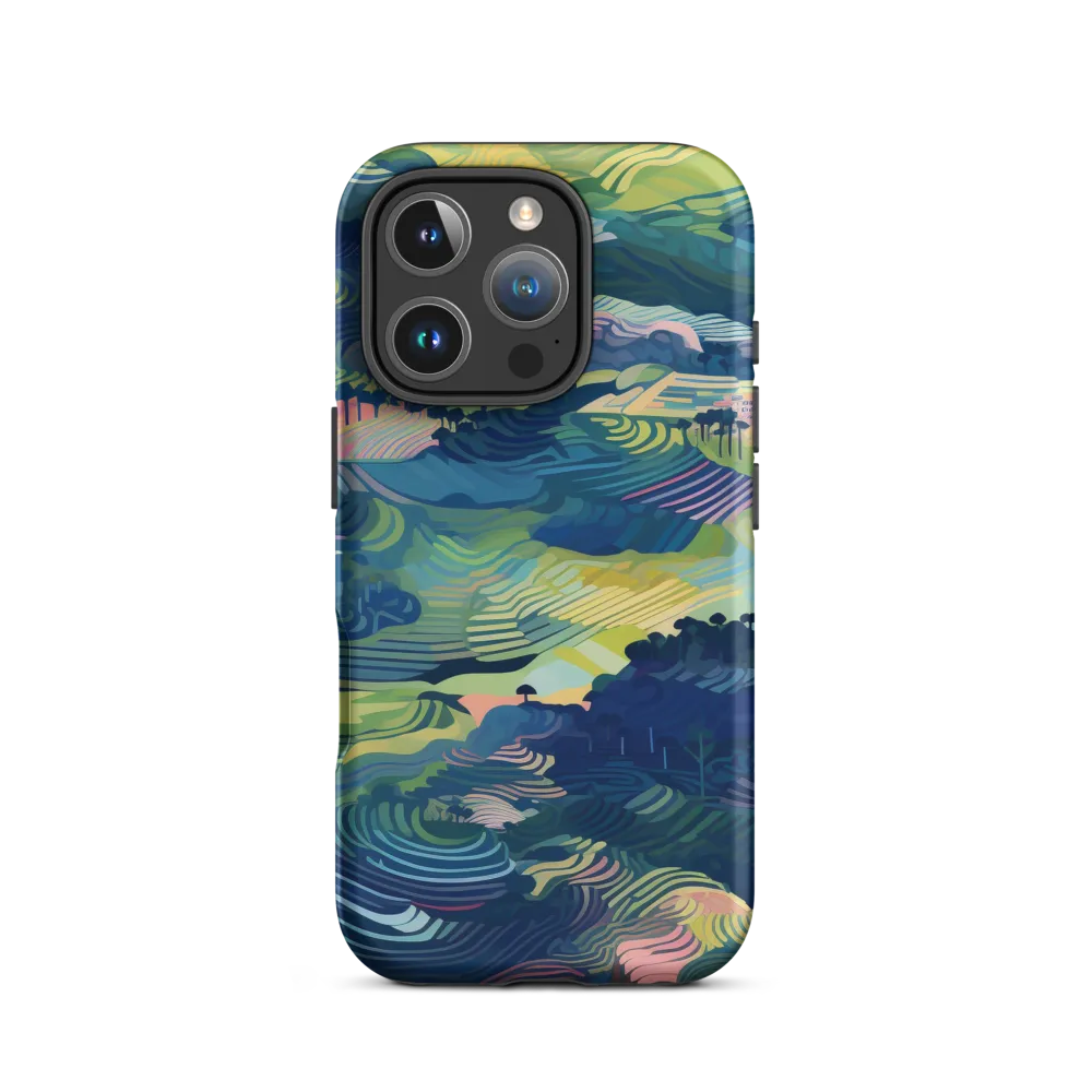 Abstract Landscape with Colorful Sky | Phone Case