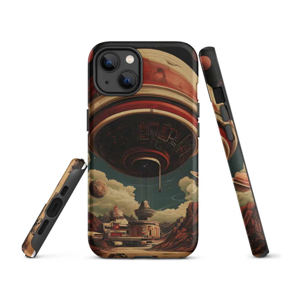 Surreal Spaceship Landscape | Phone Case
