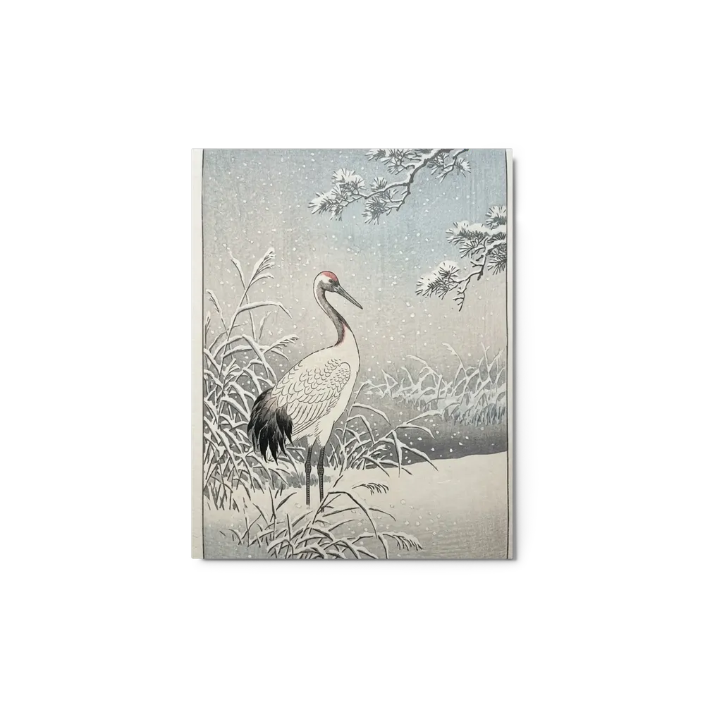 Winter Crane Serenity | Art Print