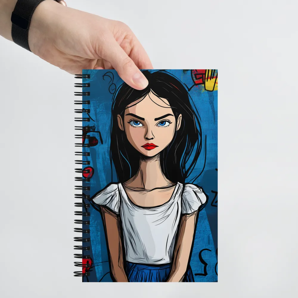 Intriguing Gaze 
 Spiral Notebook | 140 pages