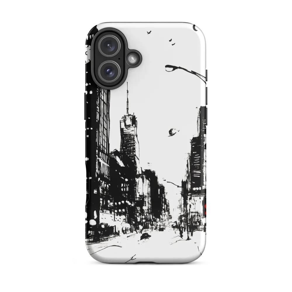 London Midnight Red | Phone Case