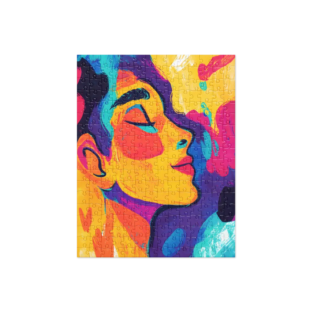 Emotive Brushstroke Profile 
 Jigsaw Puzzle in Tin Box
