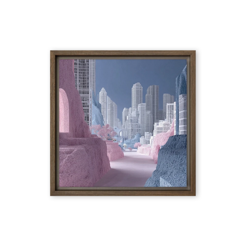 Pastel Dream City | Art Print