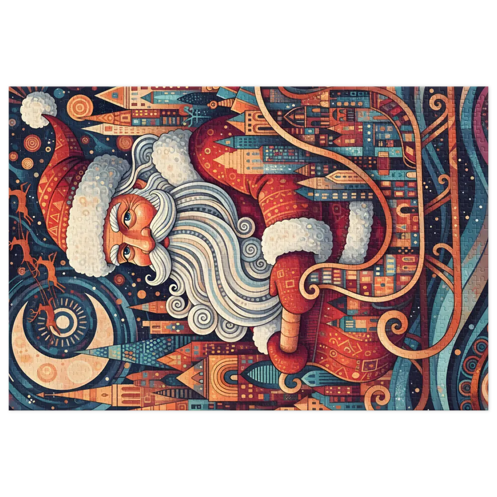 Santa's Night Flight | Jigsaw Puzzles