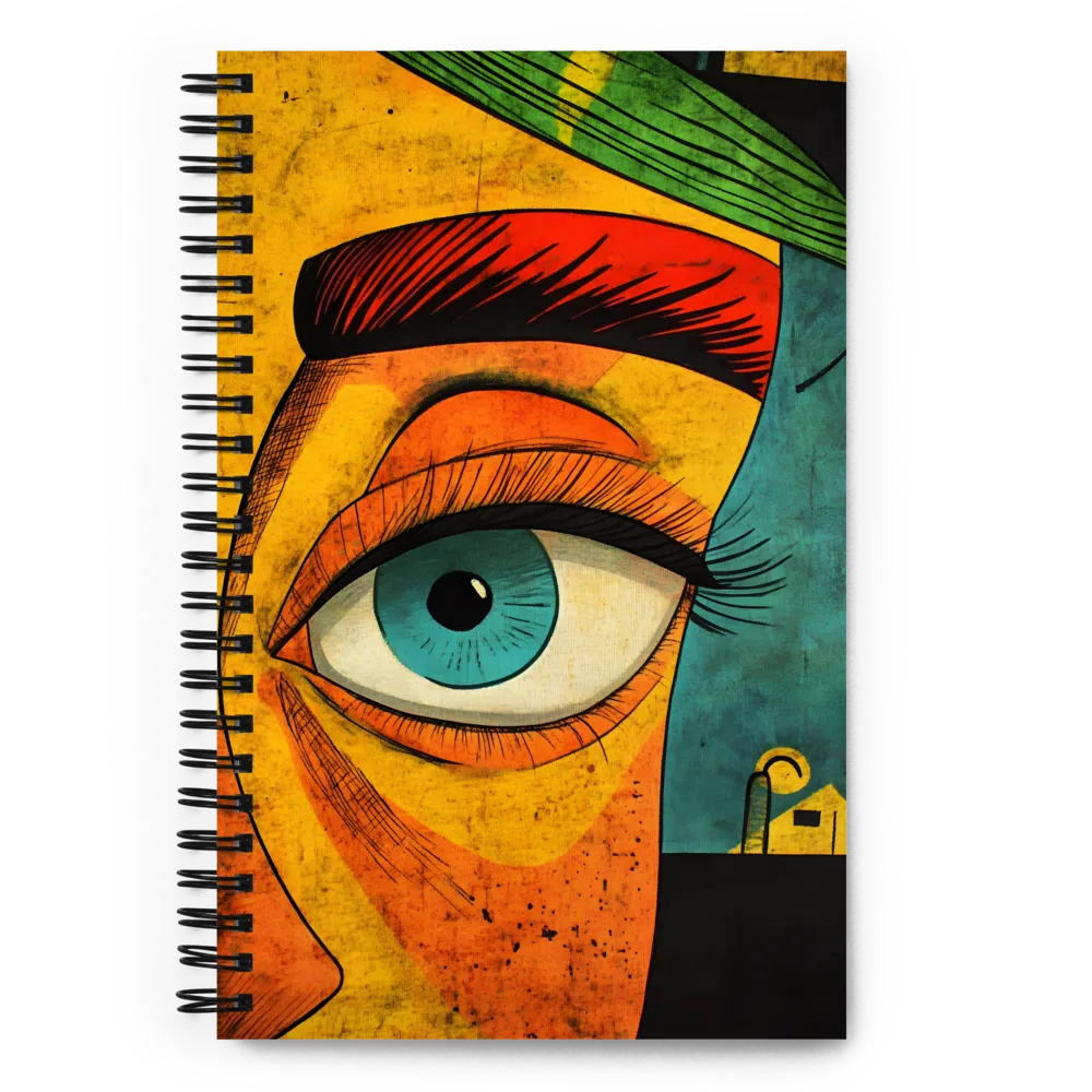 Vibrant Pop Art Eye 
 Spiral Notebook | 140 pages