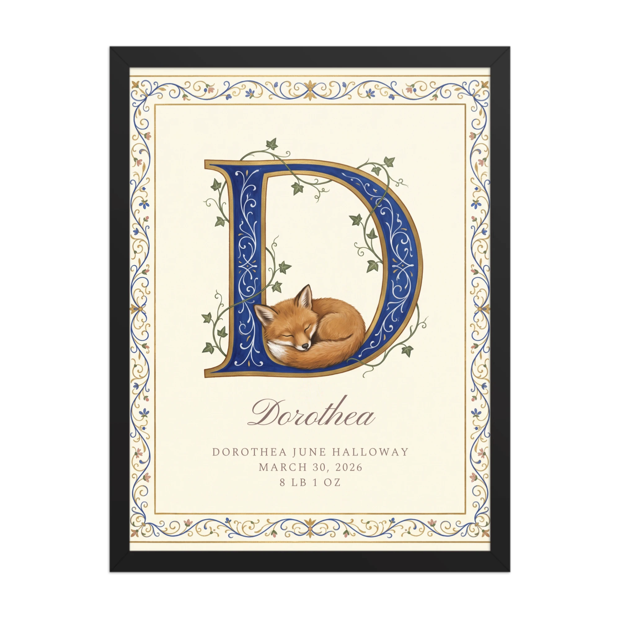 Illuminated Initial