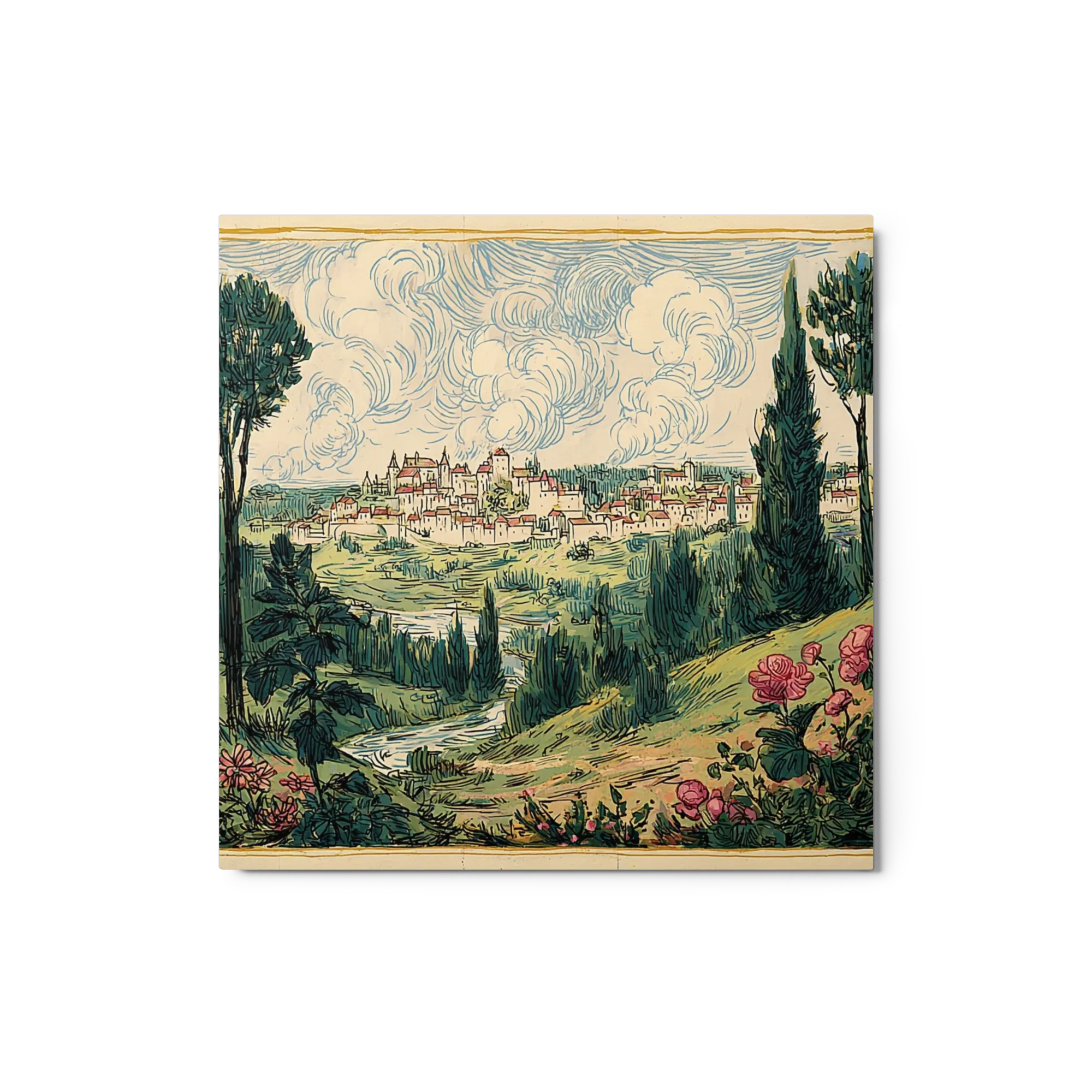 Swirling Tuscan Hills