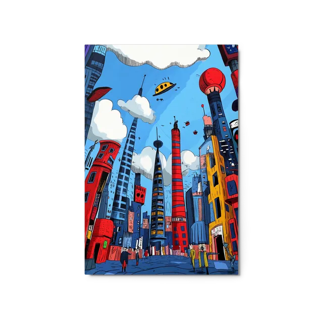 Hover City Skyline | Art Print