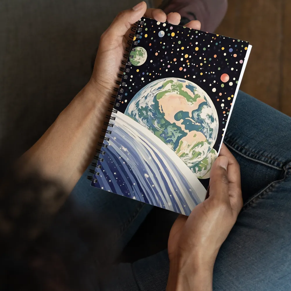 Celestial View: A Surreal Journey Through Space