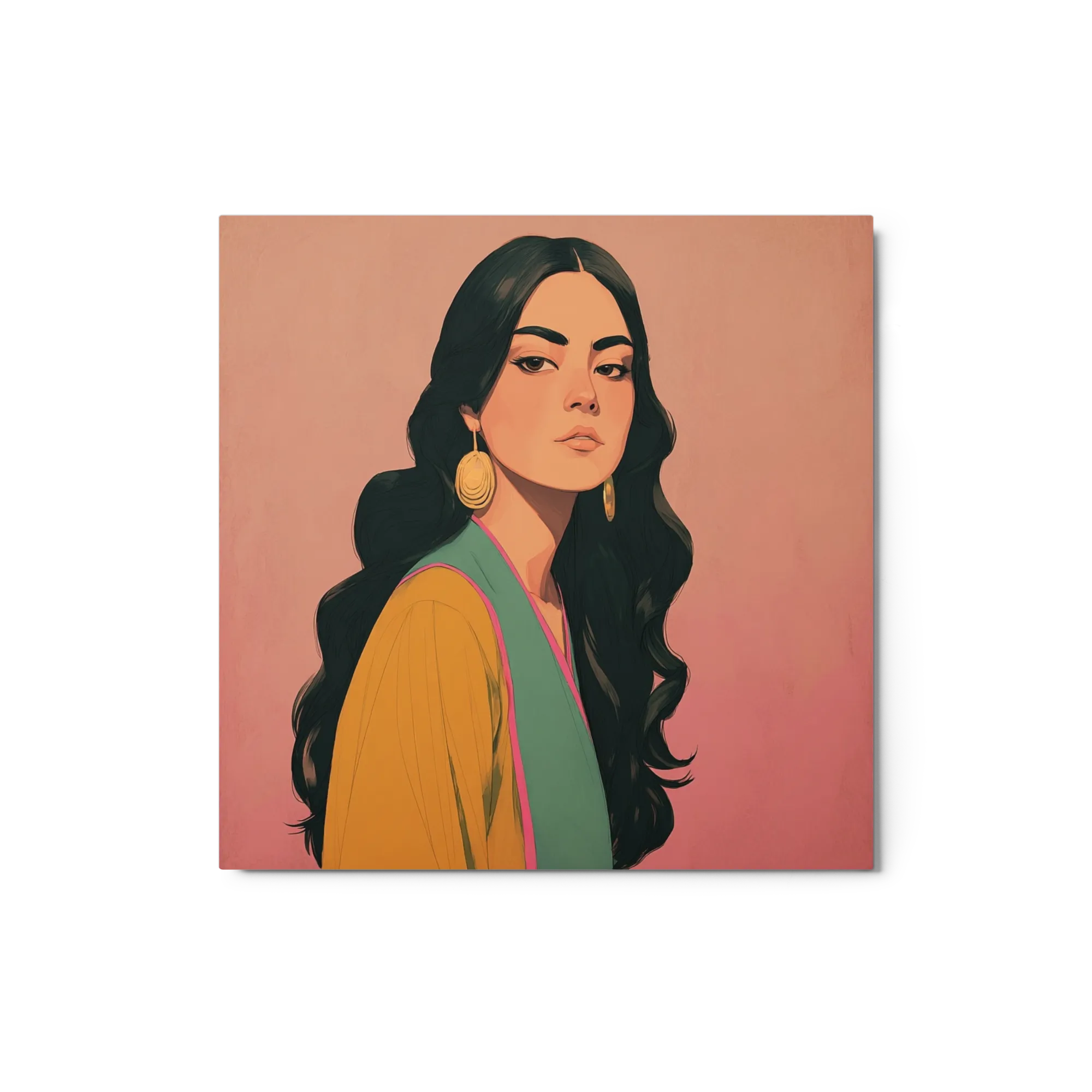 Woman in Yellow Garment