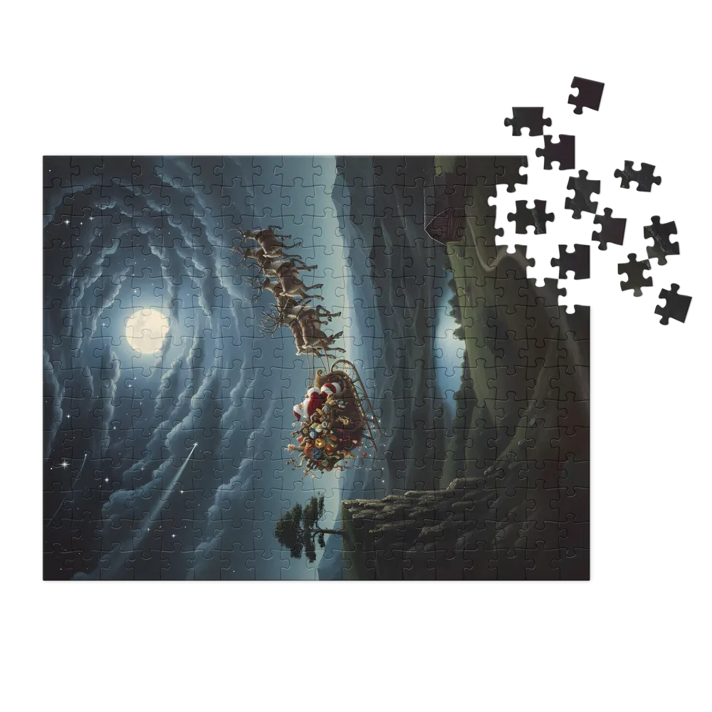 Santa's Moonlit Flight