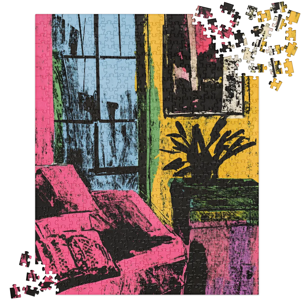 Interior Pop Palette 
 Jigsaw Puzzle in Tin Box
