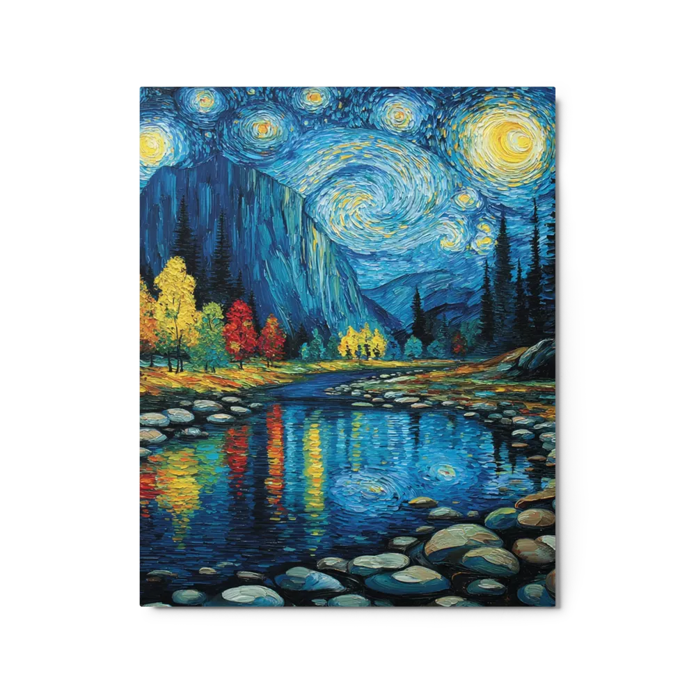 Van Gogh's Mountain Night | Art Print
