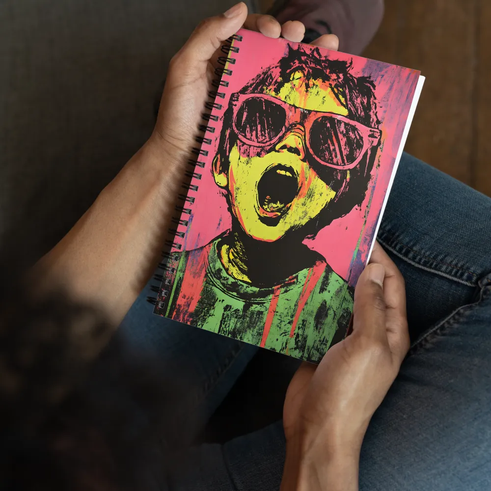 Neon Scream 
 Spiral Notebook | 140 pages