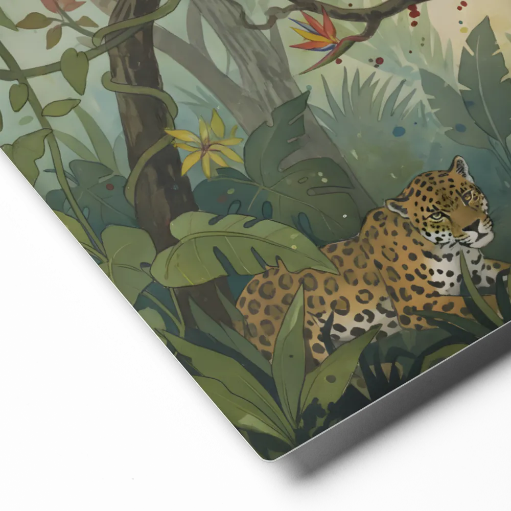 Jungle Canopy Encounter 
 Canvas | 18″x 26″