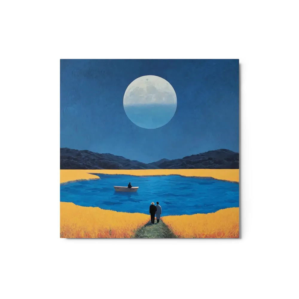 The Harvest Moon Lake | Art Print