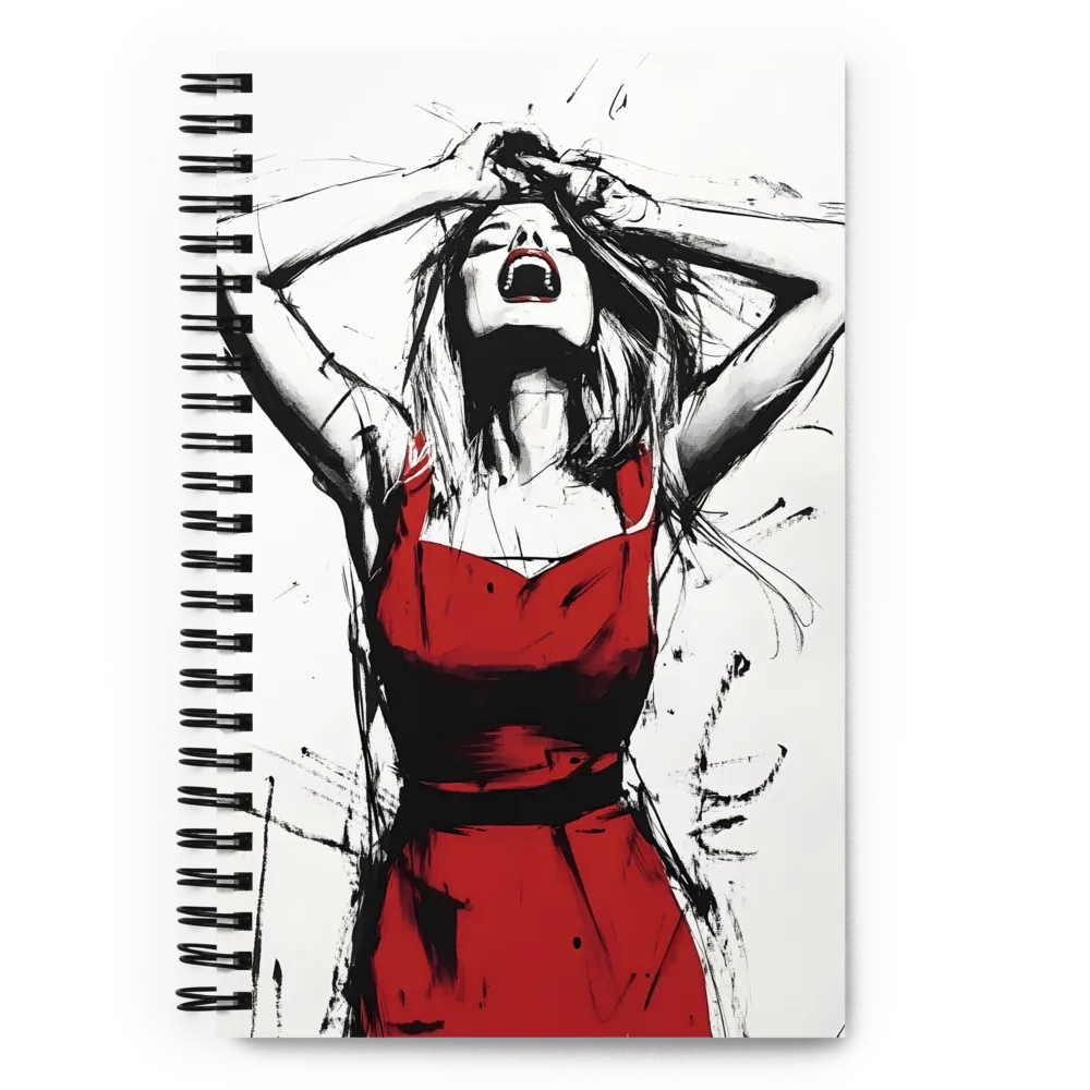 Red Dress Ecstasy 
 Spiral Notebook | 140 pages