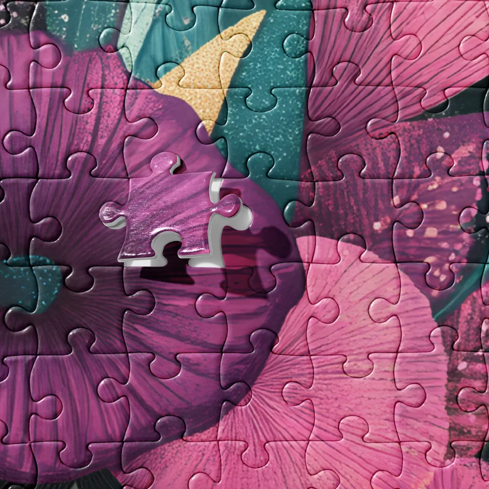 Floral Dreamscape Portrait 
 Jigsaw Puzzle
