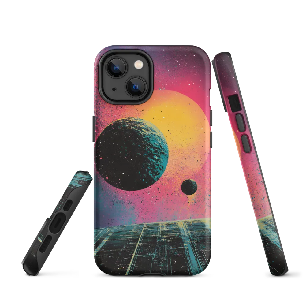 Cosmic Scene with Planets | Phone Case