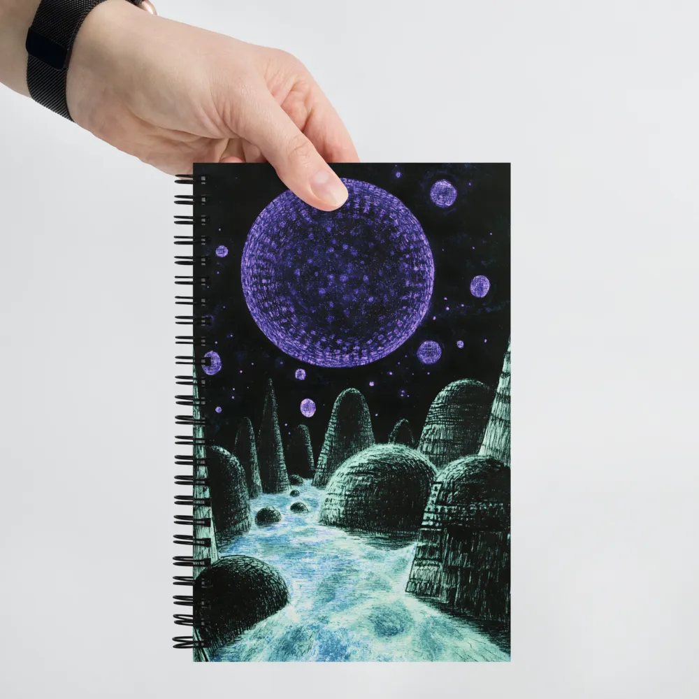 Cosmic River Journey 
 Spiral Notebook | 140 pages