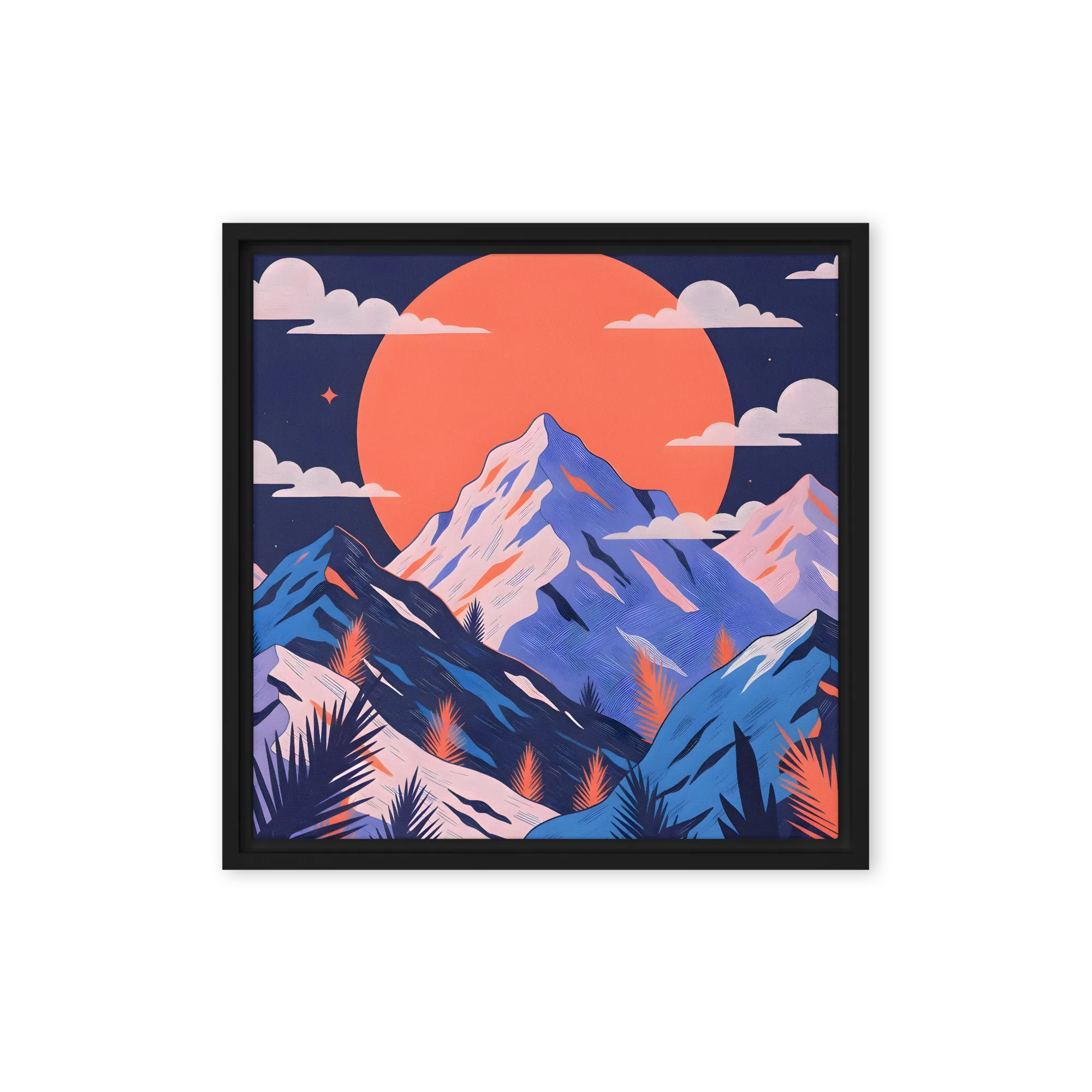 Midnight Peak Sunset