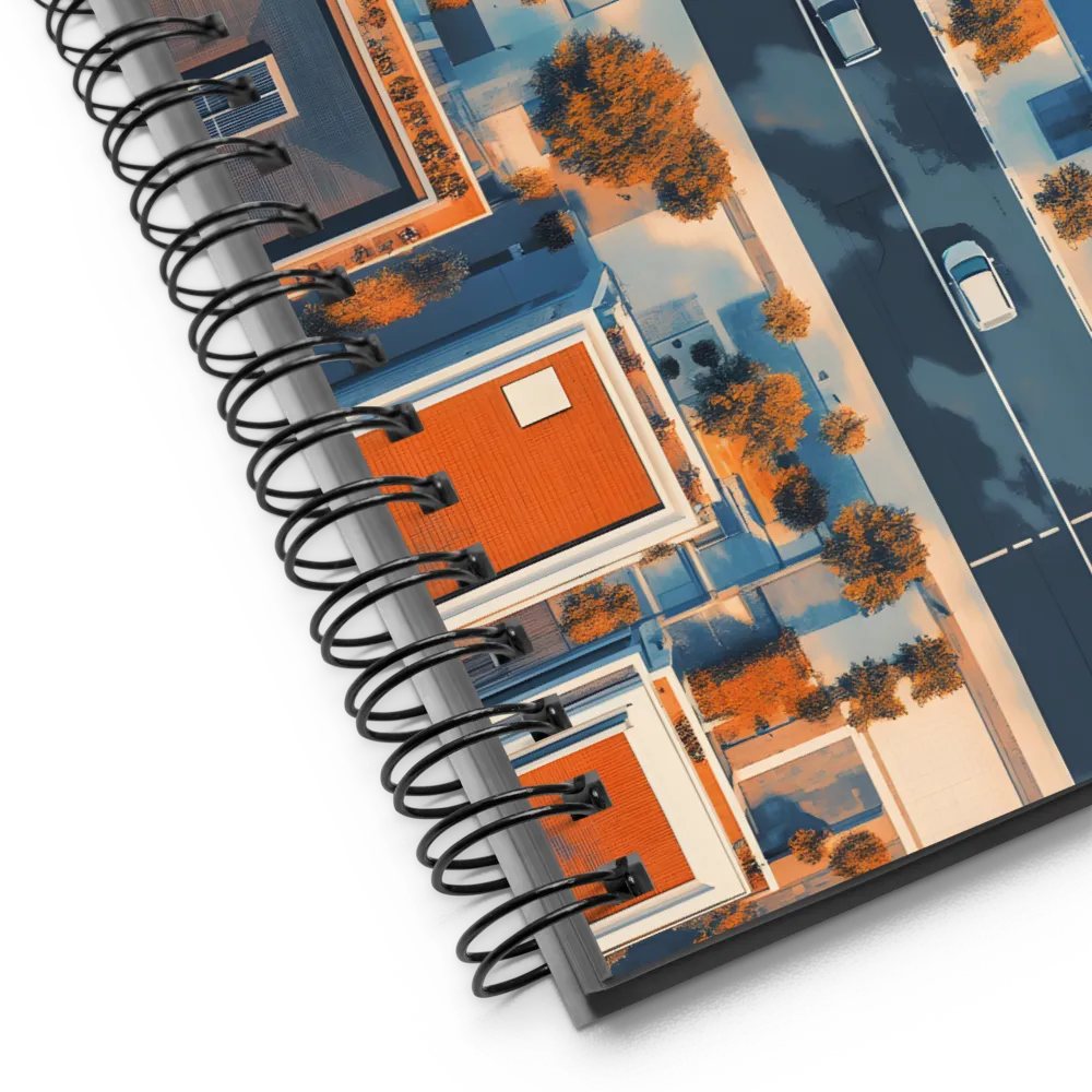 Urban Coastline Serenity 
 Spiral Notebook | 140 pages