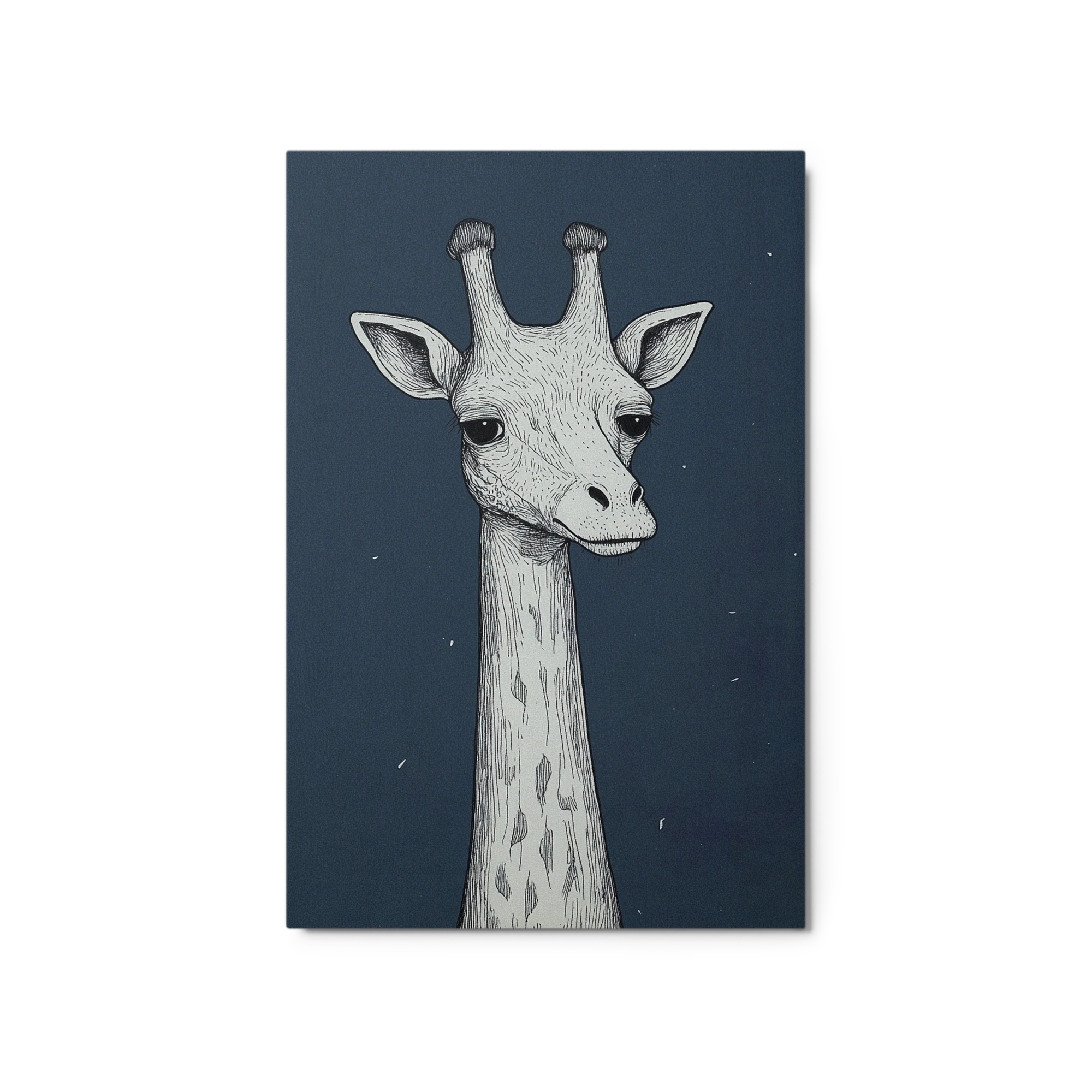 Illustrated Giraffe in Ink