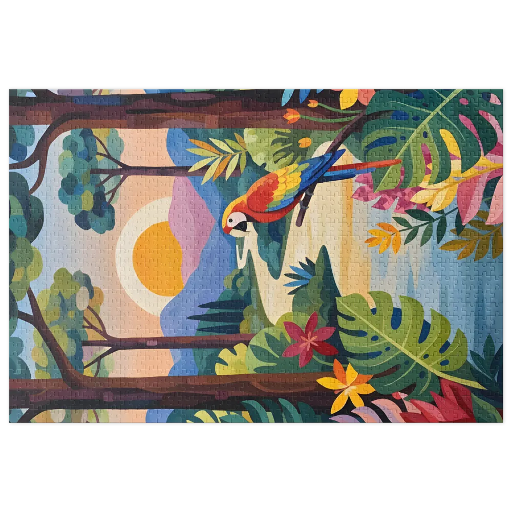 Enchanted Jungle Sunset | Jigsaw Puzzles