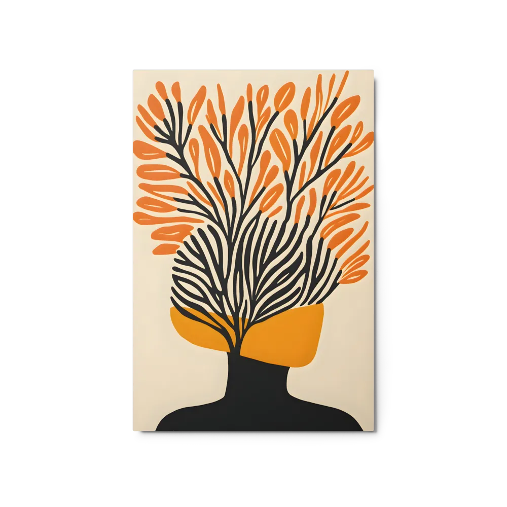 Botanical Thoughts 
 Canvas with Brown Frame