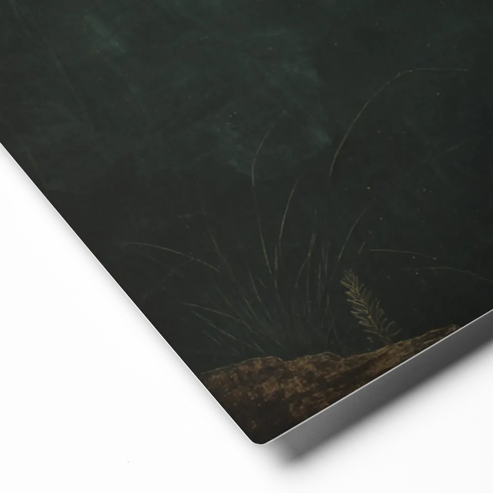 The Golden Horizon 
 Canvas with White Frame