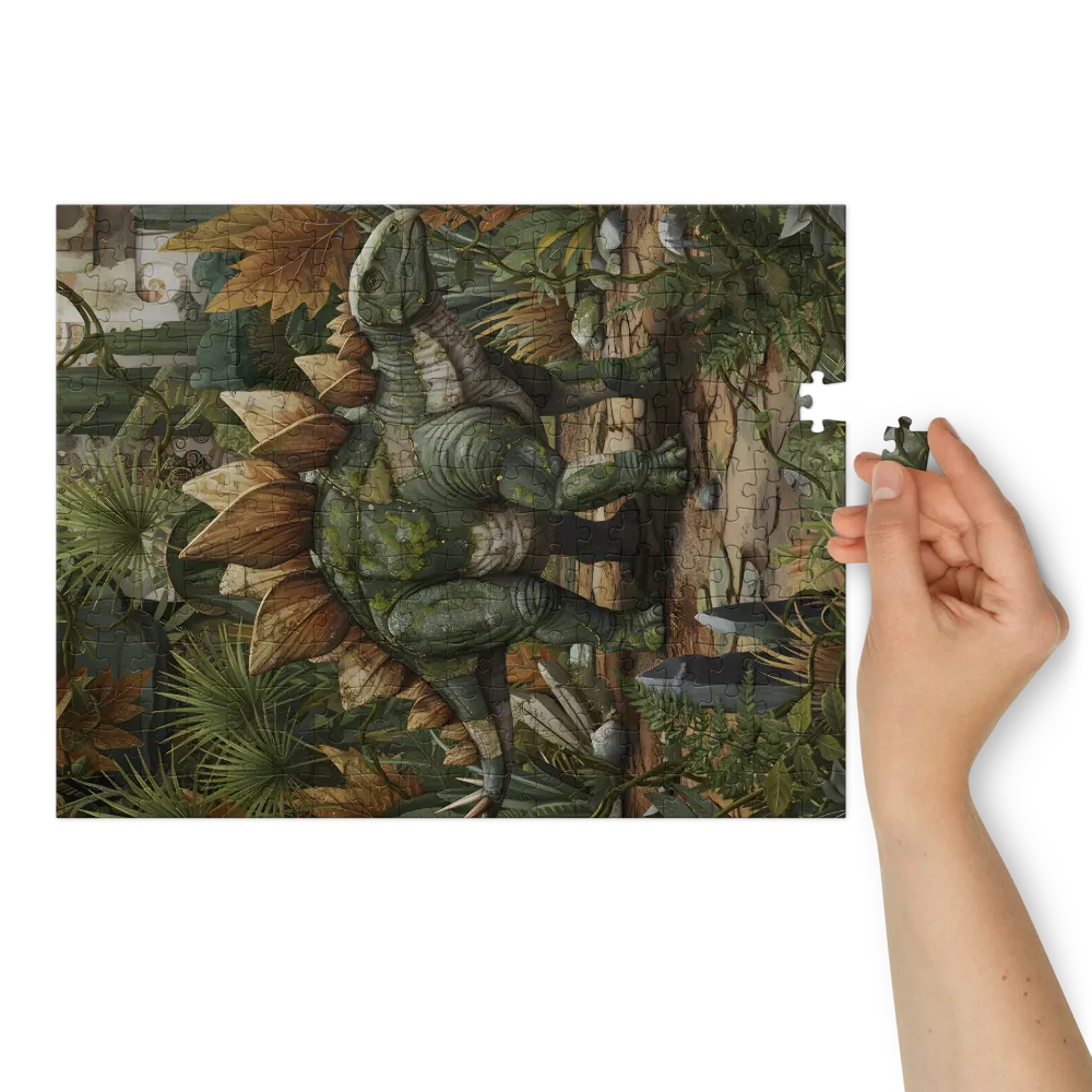 Mossbound Stegosaurus | Jigsaw Puzzles