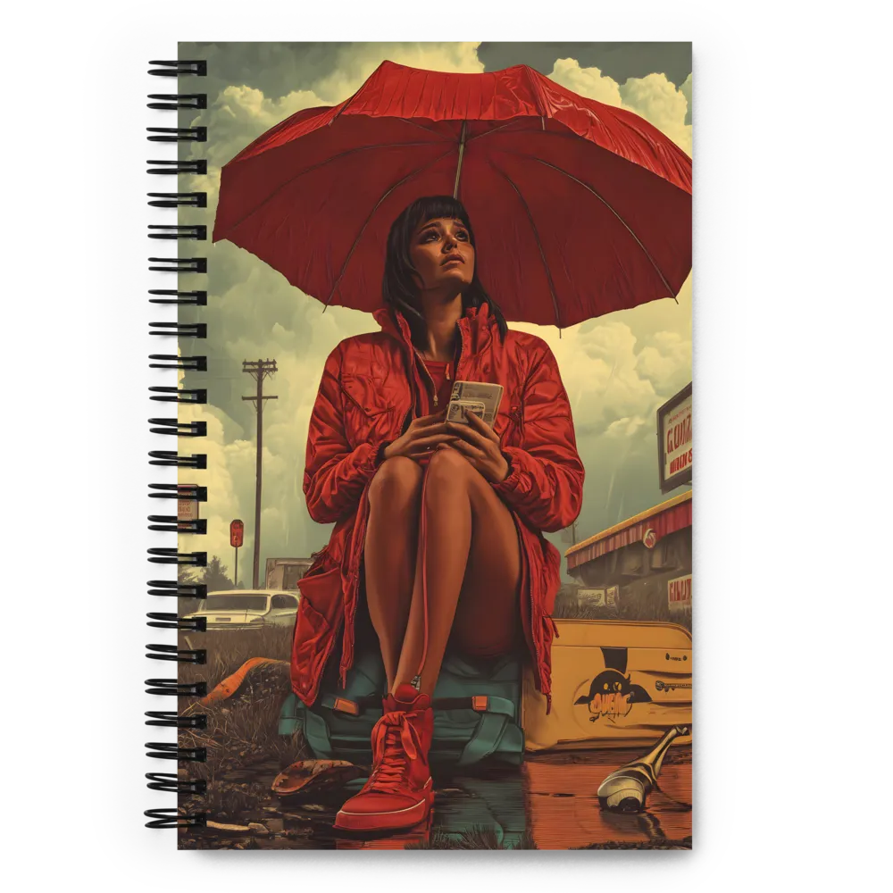 The Waiting Traveler 
 Spiral Notebook | 140 pages