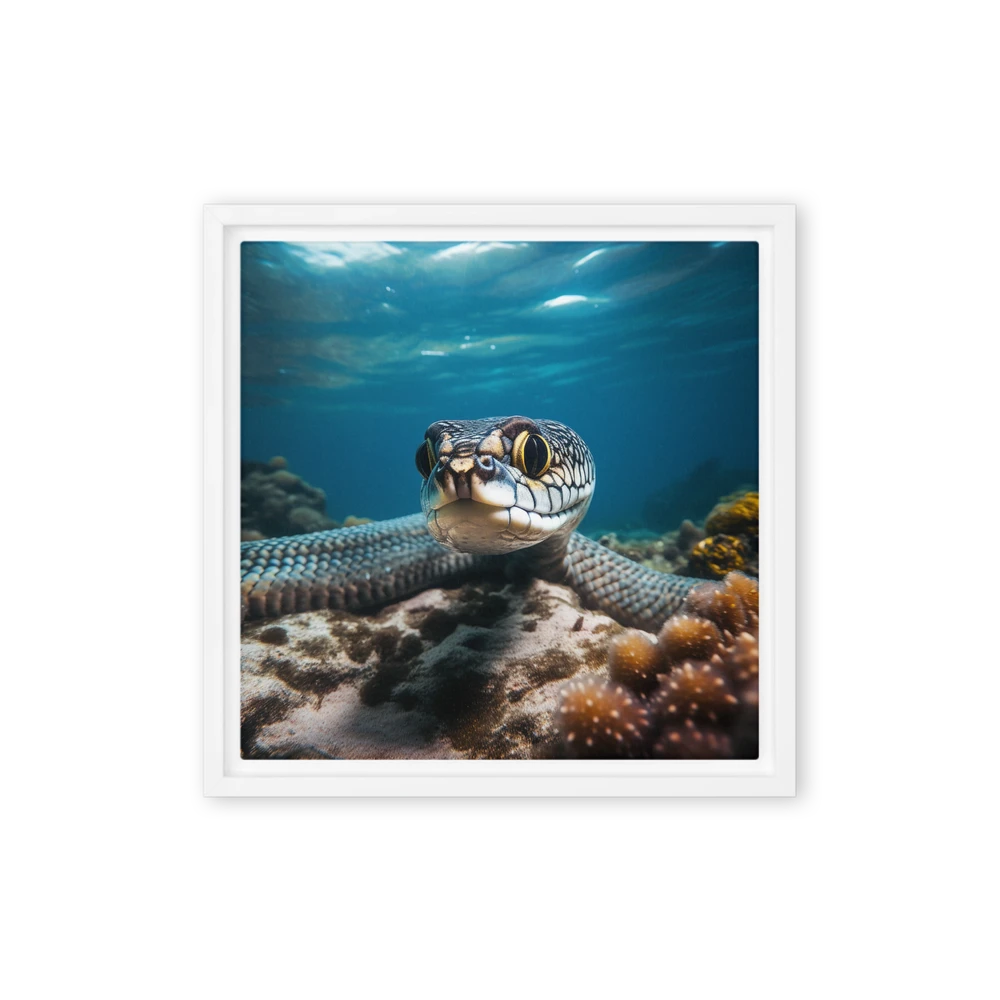 Serpentine Gaze Below | Art Print
