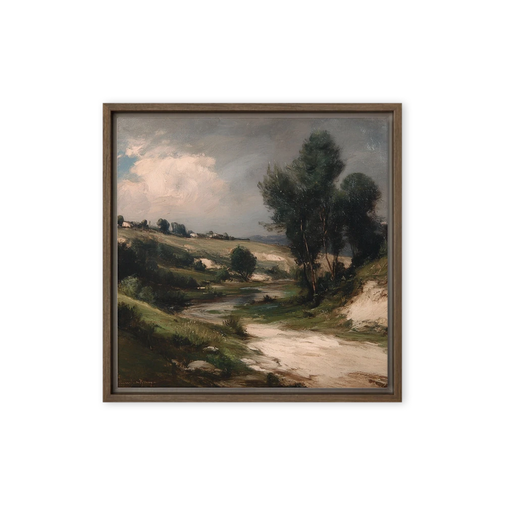 Winding River Landscape | Art Print