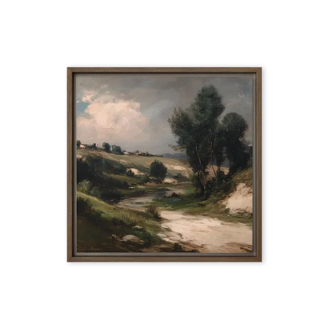 Winding River Landscape | Art Print
