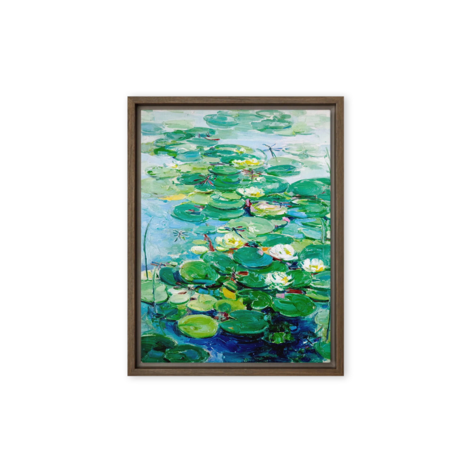 Water Lilies and Dragonflies
