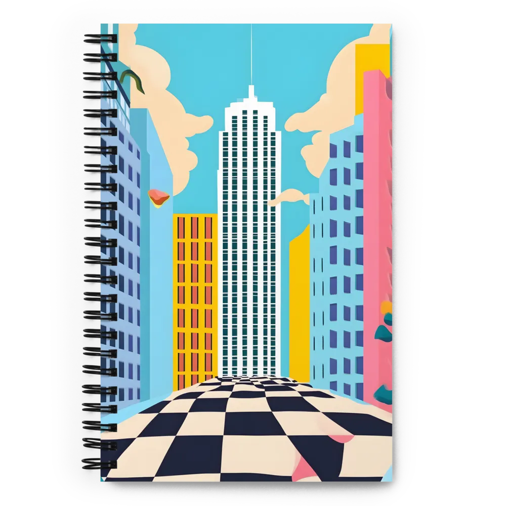 Vibrant Urban View 
 Spiral Notebook | 140 pages