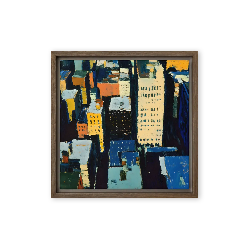 Impasto & Textured Wall Art — Thick Paint, Deep Night